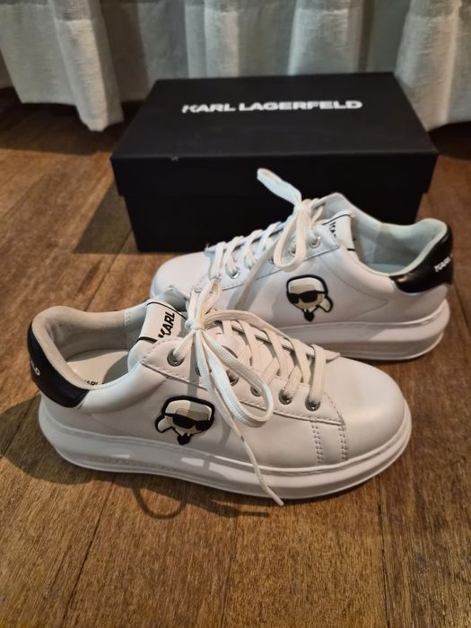 Кожени спортни обувки Karl Lagerfeld