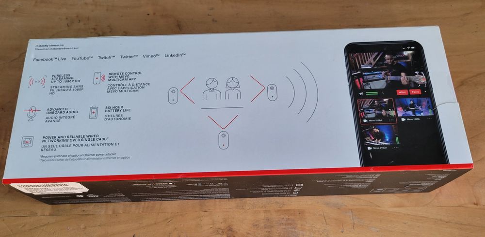 Camere streaming Mevo Logitech, noi