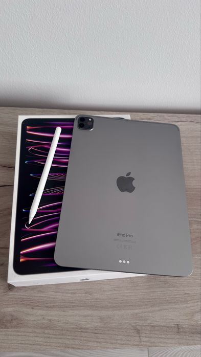 iPad Pro 11-inch (4th Gen, 2022) 256GB Wi-Fi + Apple Pencil 2 + Smart Folio - Pachet complet