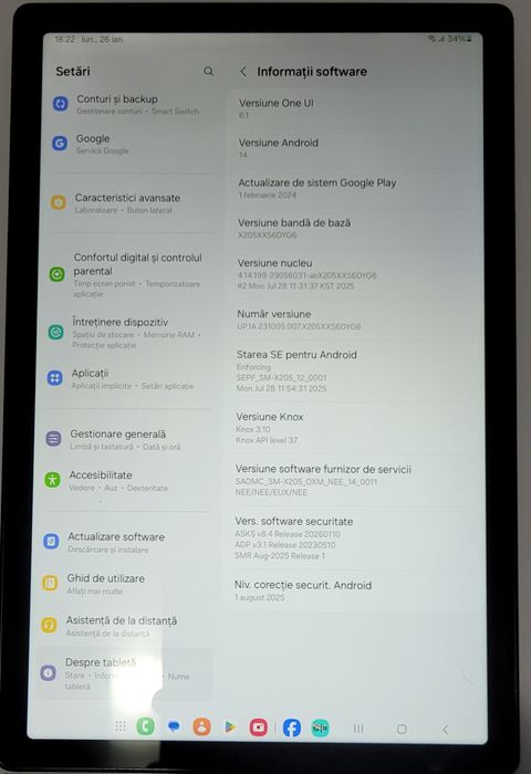 Tabletă Samsung galaxi tab A8