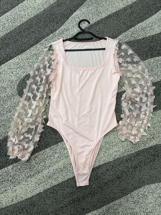 Body dama cu mameci transparente