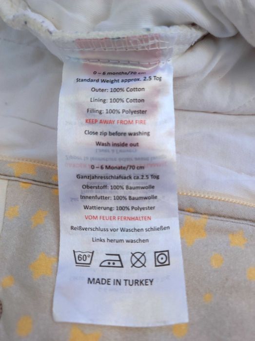 Зимно спално чувалче на Slumbersac 0-6 м.