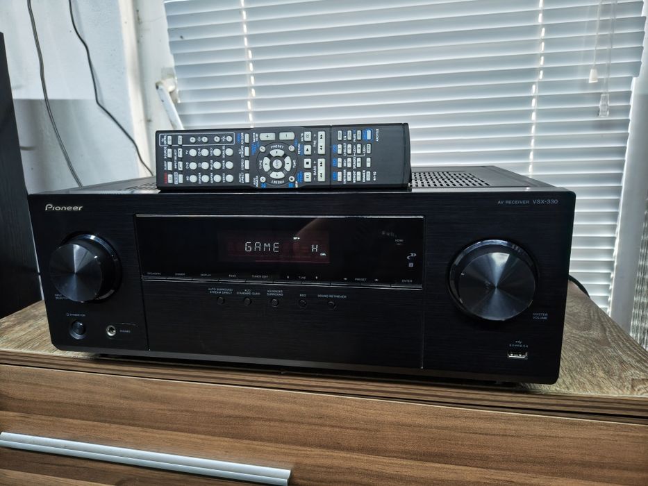 5.1 канален ресивър PIONEER vsx-330 Usb 4K HDMI (ARC)