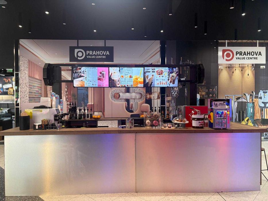 Vând insulă cafenea to-go complet echipată -Prahova Value Center