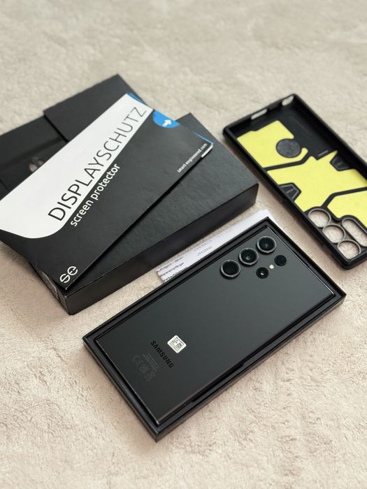 Samsung Galaxy S23 Ultra Phantom Black 256 GB full box +. Folie , factura husa !