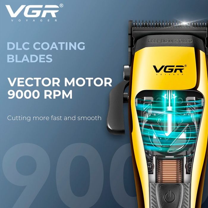 VGR Профессиональная машинка для стрижки волос V-015!