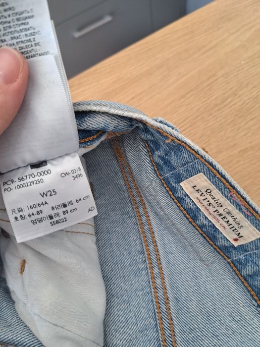Къси дъкови панталони Levi's
