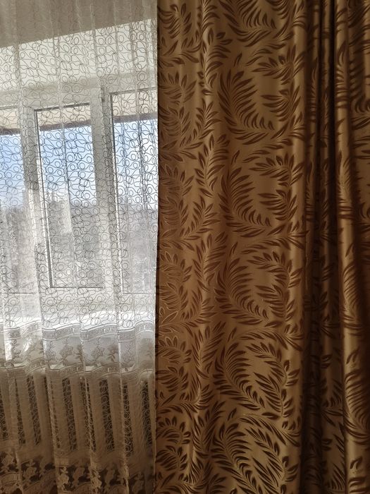 Шторы комплект с тюлем