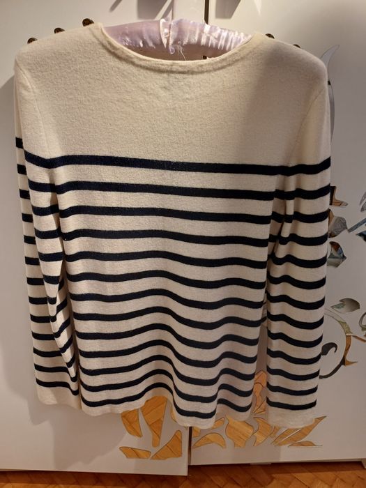 Pulover lana merinos 100%, fin L/M Carla F.