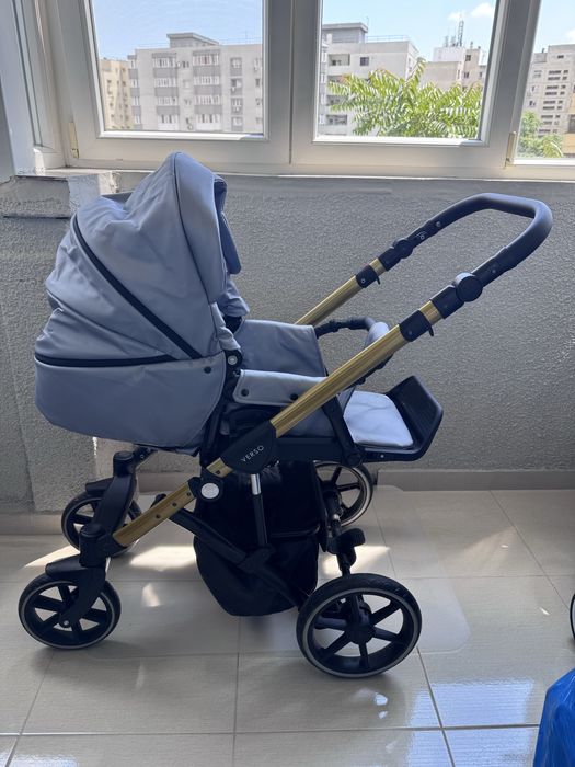 Carucior 3 in 1 Krausman Storm Grey Gold