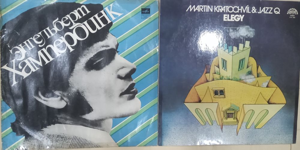 Виниловые пластинки.