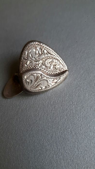 Butoni argint/chihlimbar