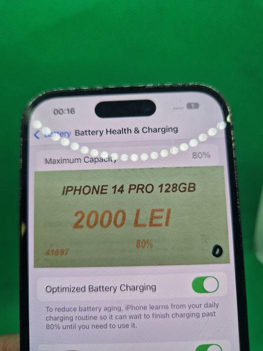 Iphone 14 Pro 128 GB baterie 80% Lazar Amanet Crangasi 41897