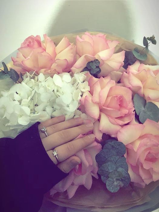 Цветы в коробкее