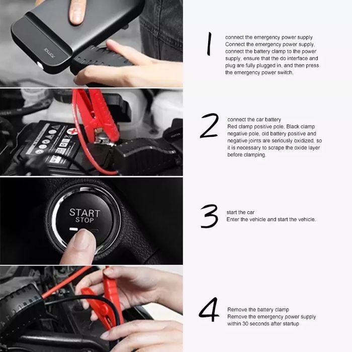 Пусковое устройство Youpin mijia, автомобильное пусковое устройство