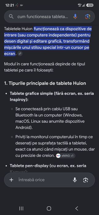 Tableta grafica HUION
