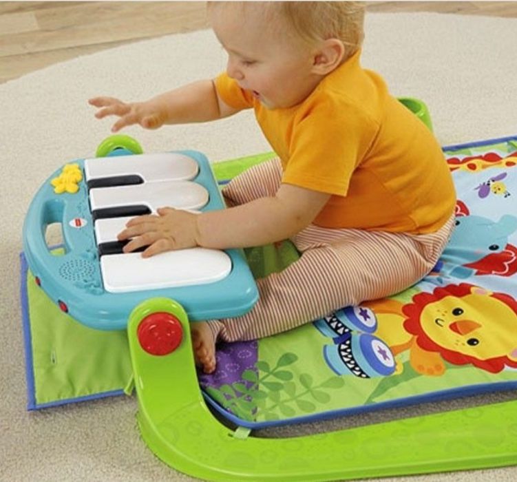 Забавна, образователна, музикална бебешка гимнастика Fisher Price