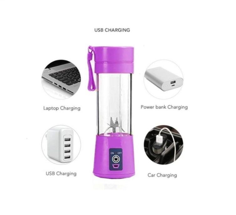 Blender portabil cu acumulator și încărcare USB