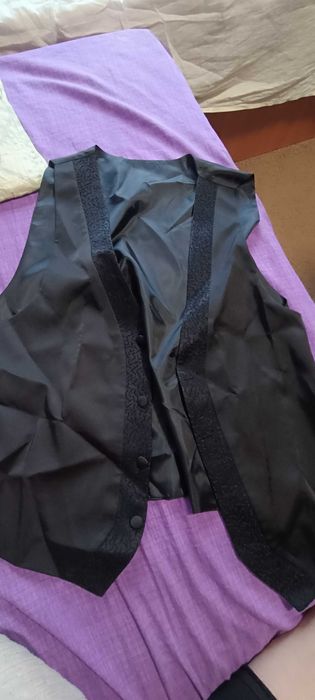 Мъжки Черен Костюм ХL