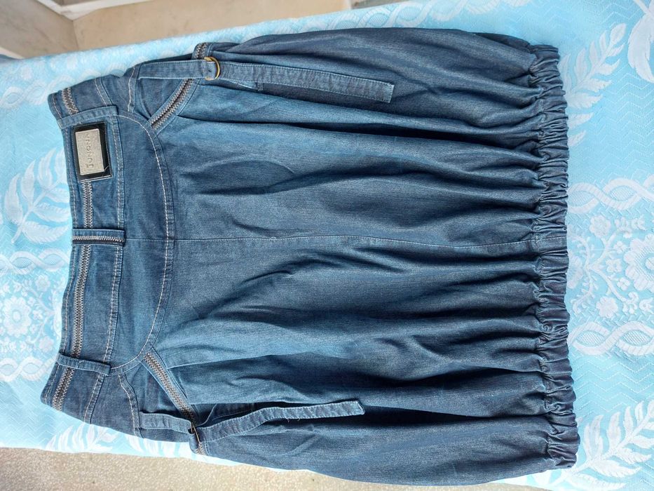 Уникална JUNONA / ЮНОНА дънкова пола XL