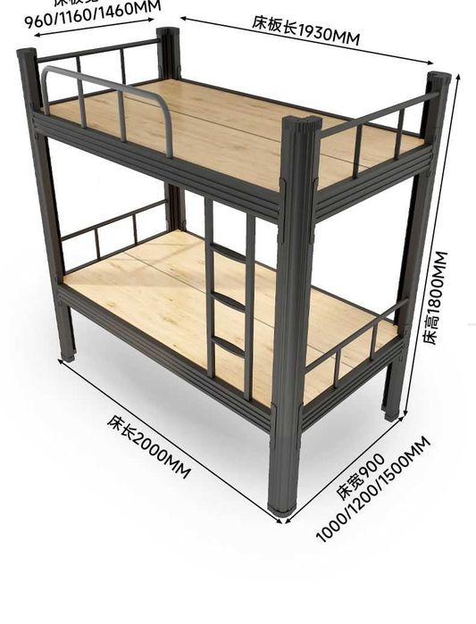 Металлическая двухъярусная кровать/berk va xavfsiz konstruktsiya sifat