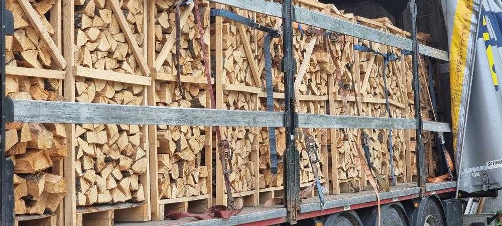 Lemne de foc paletizat cu posibilitatea de plata cu card-ul