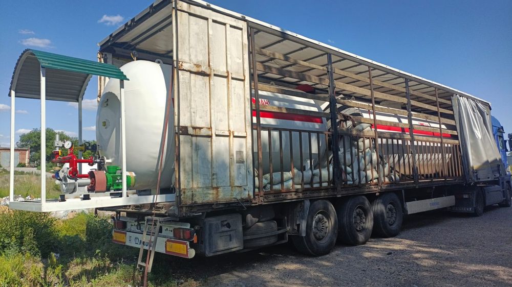 Агзс моноблок 25 куб , бочка газовая