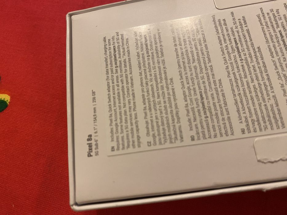 Google Pixel8a 256gb ca nou