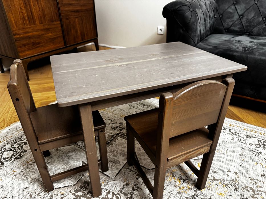 Стол детский со стульями Ikea
