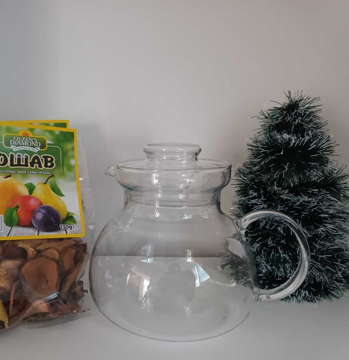 НОВ изцяло стъклен чайник SIMAX 1.5л, Спиди/лично предаване