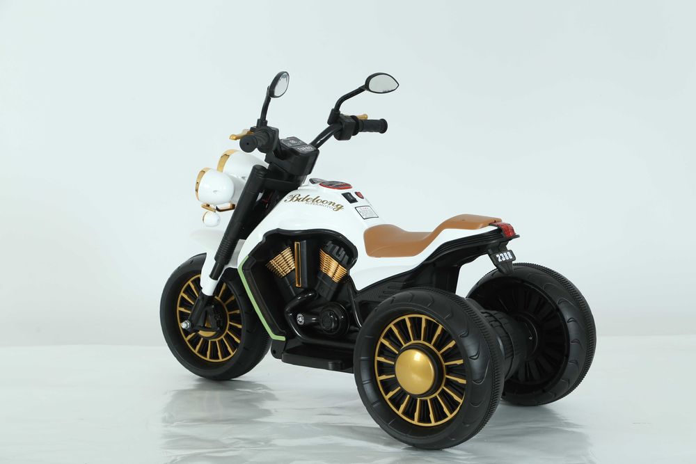 Motocicleta electrica cu 3 roti Kinderauto BJDL2388 2x 35W 6V RC White