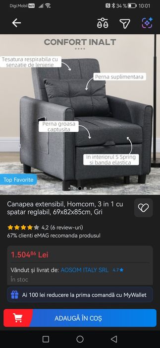 Fotoliu extensibil
