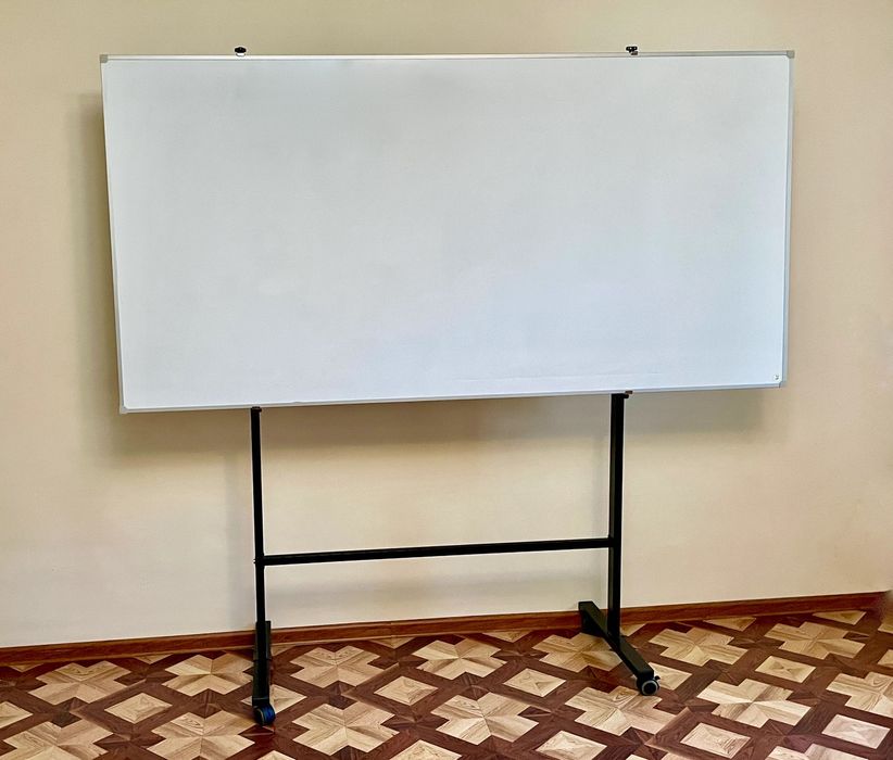 Доска белая магнитно-маркерная/ Oq magnit marker taxtasi 100*200 cm.