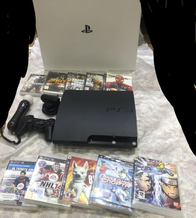 PS3 с 10 играми без геймпадов