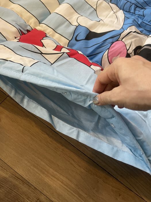 Бебешки спален комплект с обиколник и олекотена завивка