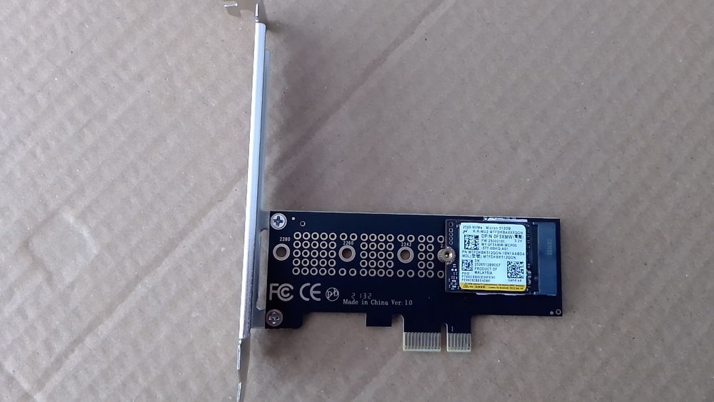 SSD NVMe 512gb Micron 4x4 2230