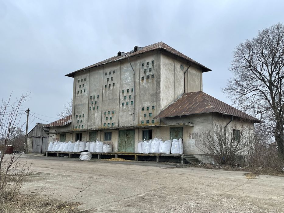 Spatii depozitare//44.000 mp// hale, bascula, moara, pista betonata.