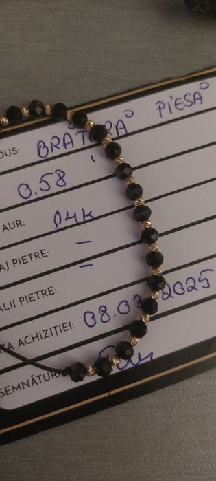 Bratari cu bilute aur 14k