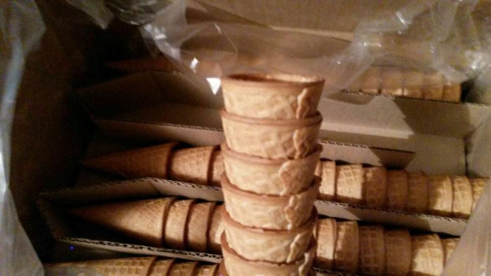 Рожки для мороженого 110 150 цветные