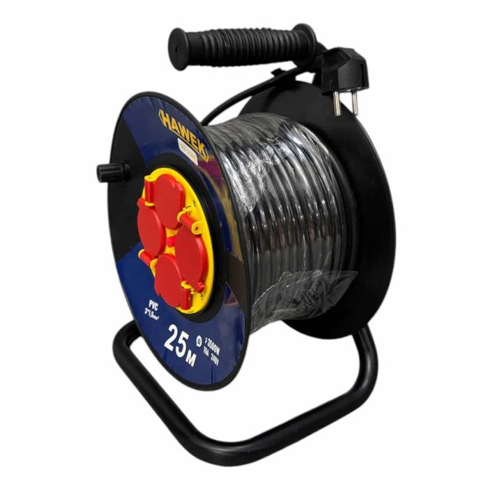 Удължител на макара с кабел 25 / 50 метра HAWEK