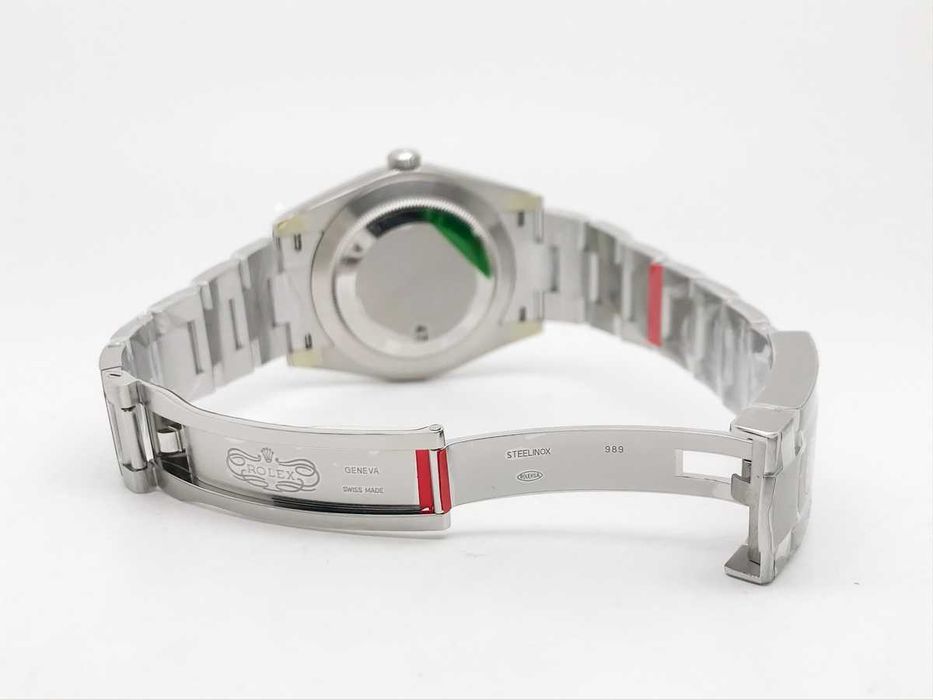 Rolex Oyster Perpetual 41mm 134300 Pistachio Green – мъжки часовник – реални снимки