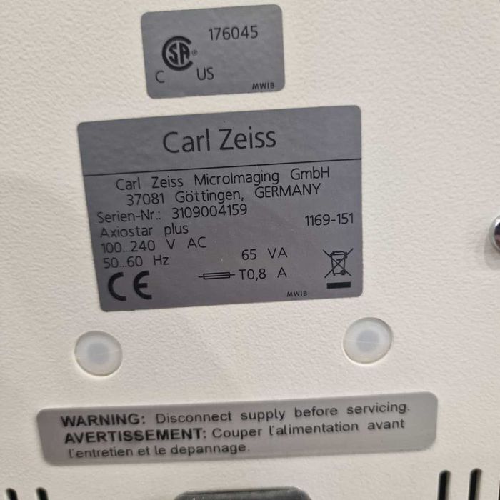 микроскоп zeiss axiostar