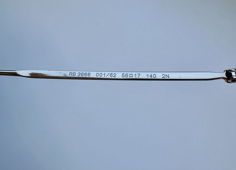 Ray Ban RB3666 Blue Mirror Italy Оригинал