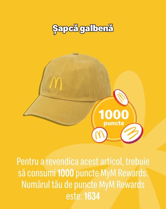Sapca McDonalds galbena