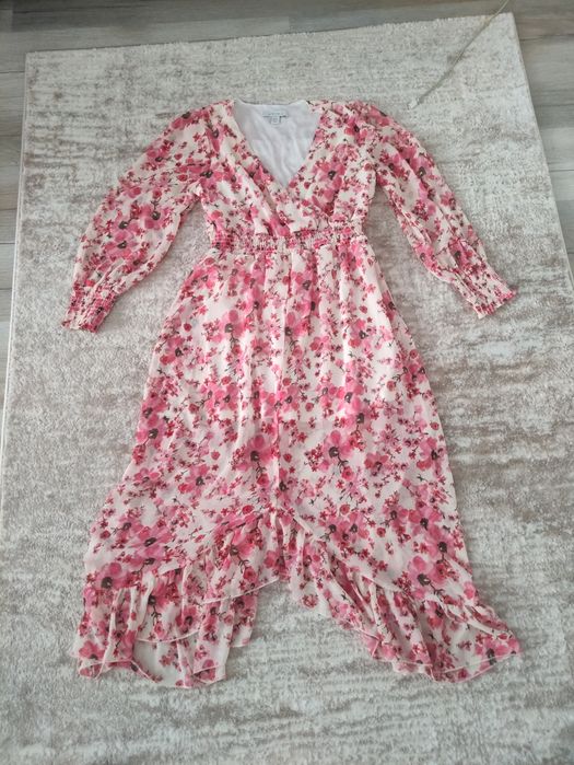 Rochie colorata asimetrică Amisu