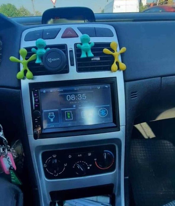 Navigatie Player Casetofon Mp5 Peugeot 307 207 Waze YouTube