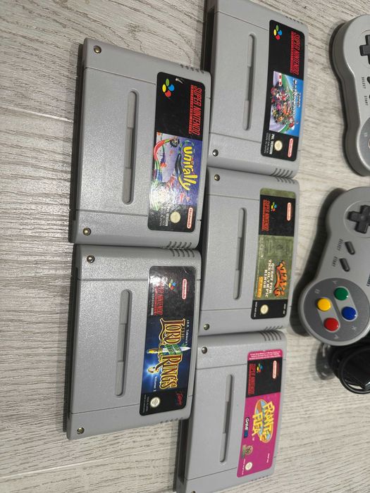 Nintendo SNES Super Nintendo Entertainment System 5 игри
