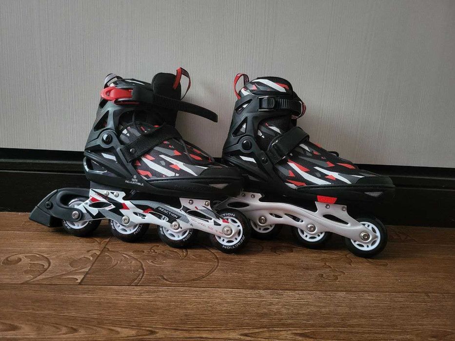 Ролики черные Rainbow