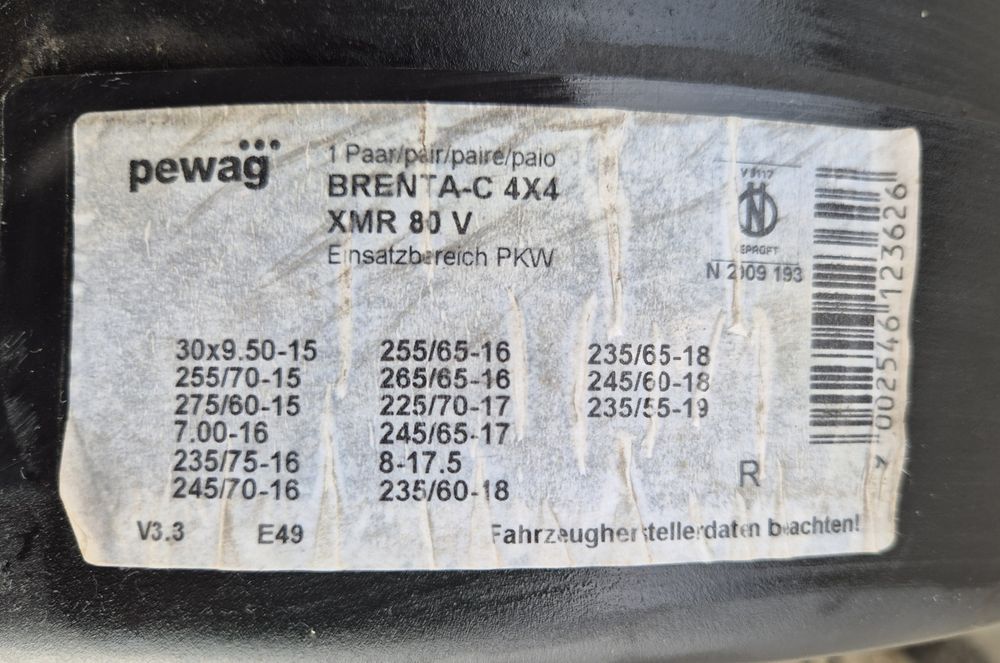 Lanțuri de zăpadă Pewag Brenta-C 4x4 XMR 80V