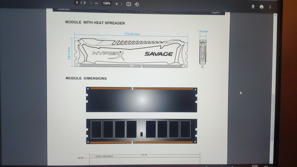 8gb DDR3 HyperX Savage